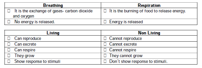 CBSE Class 6 Science Living Organisms And Their Surroundings Notes